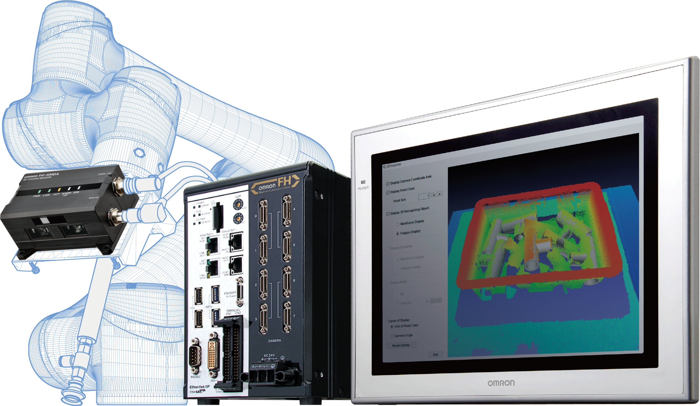 FH 3D Robot Vision System | Omron