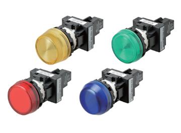 OMRON M22N 22 mm indicator-light family