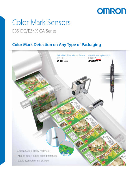 Color Mark Detection on Any Type of Packaging