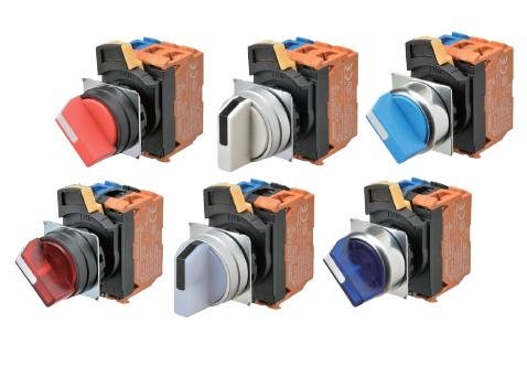 OMRON A22NS 22 mm selector-switch family