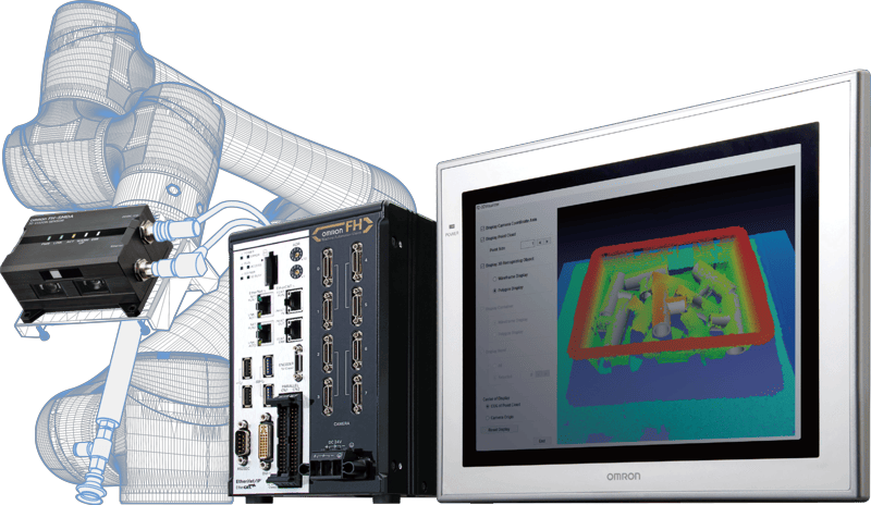 OMRON Carmotii 500 車両監視システム FH-SMD 3D Robot Vision System | Omron