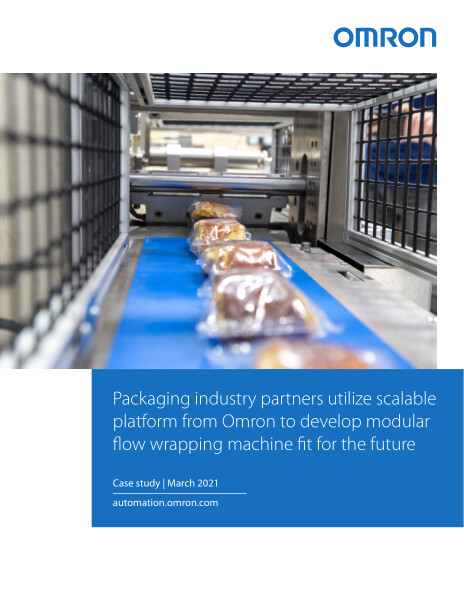 Packaging industry partners utilize scalable platform from Omron to develop modular flow wrapping machine fit for the future.