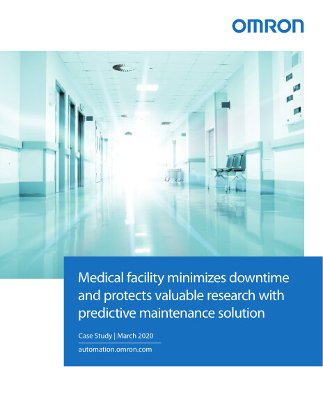 Medical facility minimizes downtime and protects valuable research with predictive maintenance solution.