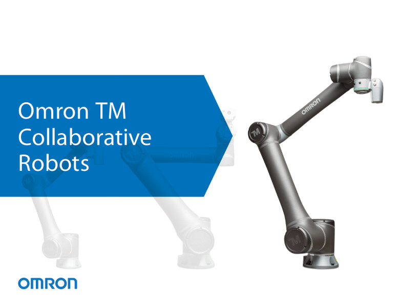 Omron’s lineup of collaborative robots includes a variety of models to guarantee the right reach and payload capacity for different applications, including mobile robotcompatible (DC) versions.